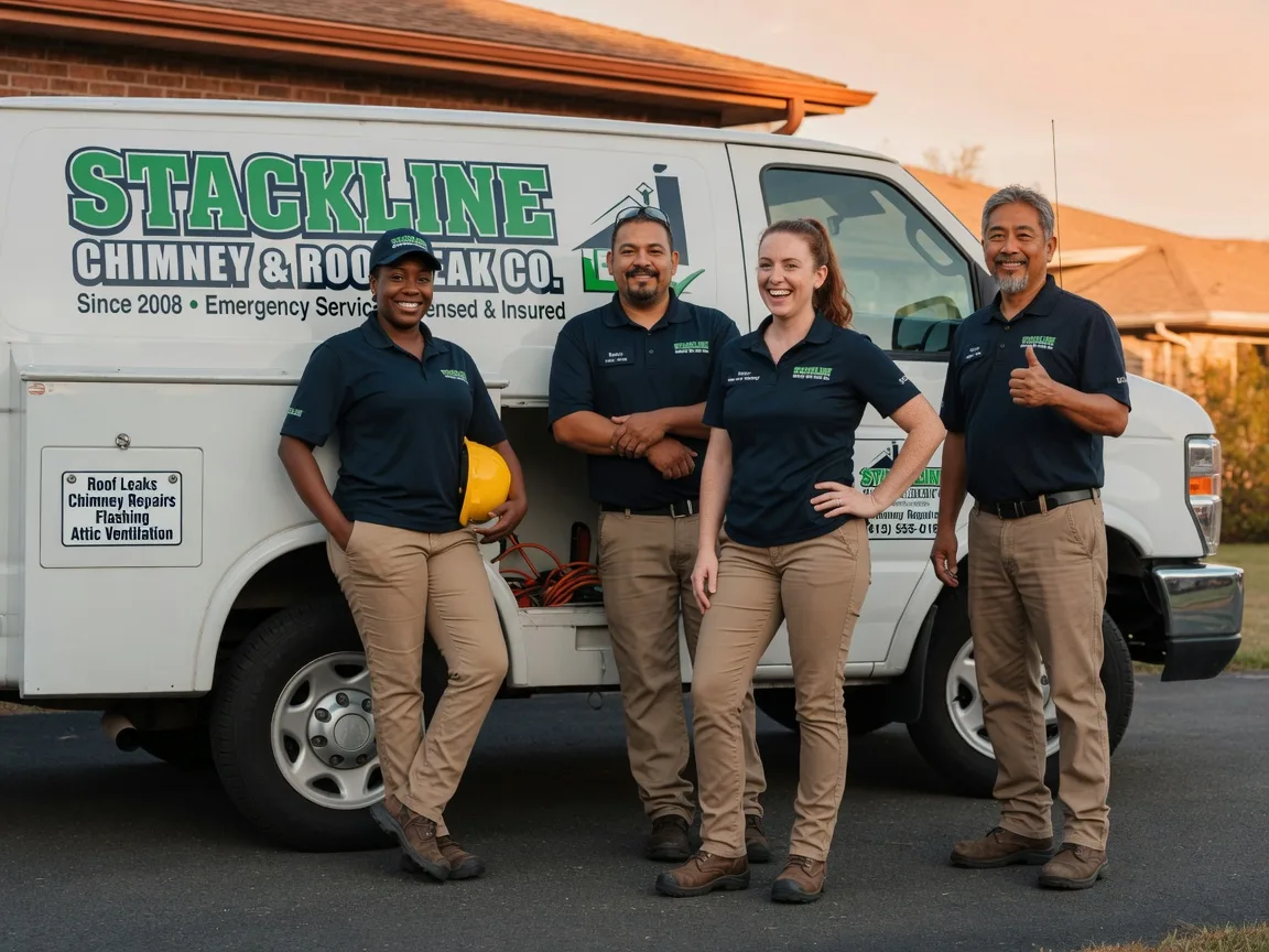 Chimney flashing repair company in Junedale, PA